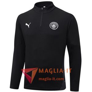 Felpa da Allenamento Manchester City 2025/2026 Nero
