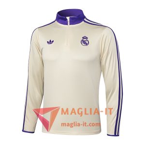 Felpa da Allenamento Real Madrid 2025/2026 Beige/viola
