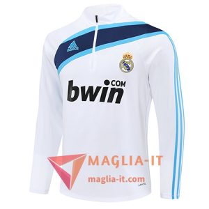 Felpa da Allenamento Real Madrid 2025/2026 Bianco/Blu