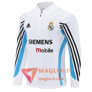 Felpa da Allenamento Real Madrid 2025/2026 Bianco/Blu/Nero