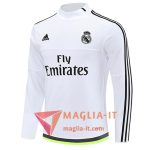 Felpa da Allenamento Real Madrid 2025/2026 Bianco/Nero/Verde Fluo