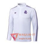 Felpa da Allenamento Real Madrid 2025/2026 Bianco/viola