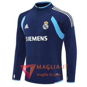 Felpa da Allenamento Real Madrid 2025/2026 Blu Reale/Azzurro