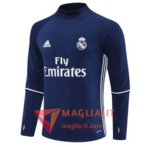 Felpa da Allenamento Real Madrid 2025/2026 Blu Reale/Bianco