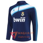 Felpa da Allenamento Real Madrid 2025/2026 Blu/Bianco