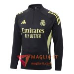 Felpa da Allenamento Real Madrid 2025/2026 Grigio/Giallo