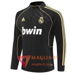 Felpa da Allenamento Real Madrid 2025/2026 Nero/Giallo
