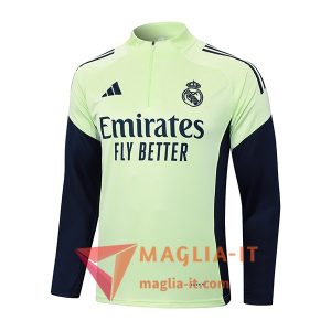 Felpa da Allenamento Real Madrid 2025/2026 Verde/Blu