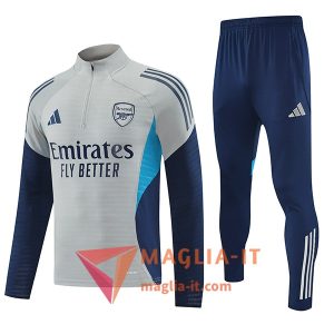 Insieme Tuta Calcio Arsenal 2025/2026 Grigio/Blu