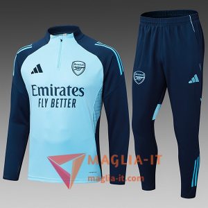 Insieme Tuta Calcio Arsenal Bambino 2025/2026 Blu