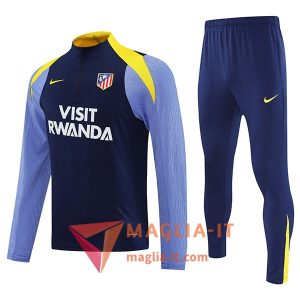Insieme Tuta Calcio Atletico Madrid 2025/2026 Blu/viola/Giallo