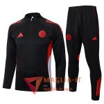 Insieme Tuta Calcio Bayern Monaco 2025/2026 Nero/Rosso/Bianco