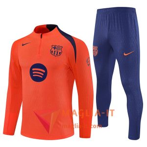 Insieme Tuta Calcio FC Barcellona 2025/2026 Arancia/Blu