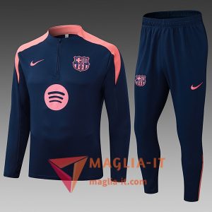 Insieme Tuta Calcio FC Barcellona Bambino 2025/2026 Blu/Rosa