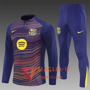 Insieme Tuta Calcio FC Barcellona Bambino 2025/2026 viola/Giallo