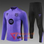 Insieme Tuta Calcio FC Barcellona Bambino 2025/2026 viola/Nero