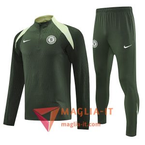Insieme Tuta Calcio FC Chelsea 2025/2026 Verde Scuro