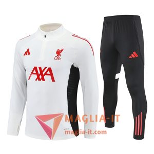 Insieme Tuta Calcio FC Liverpool 2025/2026 Beige/Nero/Rosso