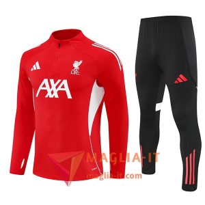 Insieme Tuta Calcio FC Liverpool 2025/2026 Rosso/Bianco