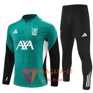 Insieme Tuta Calcio FC Liverpool 2025/2026 Verde/Nero/Blanco