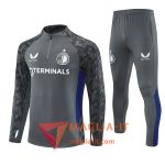 Insieme Tuta Calcio Feyenoord 2025/2026 Grigio/Blu