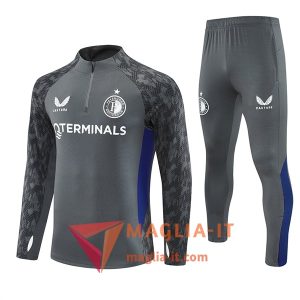 Insieme Tuta Calcio Feyenoord 2025/2026 Grigio/Blu