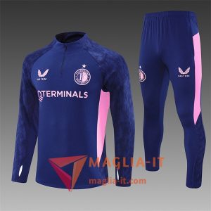 Insieme Tuta Calcio Feyenoord Bambino 2025/2026 viola/Rosa