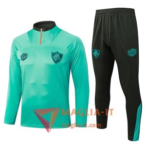Insieme Tuta Calcio Fluminense 2025/2026 Verde/Marrone