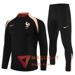 Insieme Tuta Calcio Francia 2025/2026 Nero/Rosa