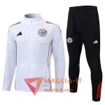Insieme Tuta Calcio Giacca Ajax 2025/2026 Bianco/Nero/Rosso