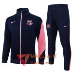 Insieme Tuta Calcio Giacca FC Barcellona 2025/2026 Blu/Rosa