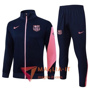 Insieme Tuta Calcio Giacca FC Barcellona 2025/2026 Blu/Rosa