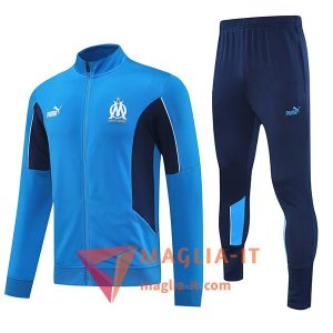 Insieme Tuta Calcio Giacca Marsiglia 2025/2026 Blu