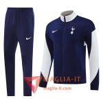 Insieme Tuta Calcio Giacca Tottenham Hotspur 2025/2026 Blu Reale