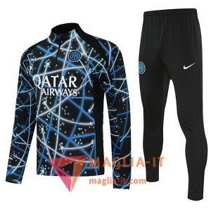 Insieme Tuta Calcio Inter Milan 2025/2026 Nero/Blu