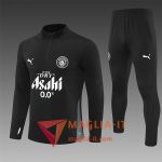 Insieme Tuta Calcio Manchester City Bambino 2025/2026 Nero/Grigio/Bianco