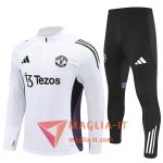 Insieme Tuta Calcio Manchester United 2025/2026 Bianco/viola/Nero