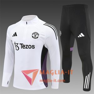 Insieme Tuta Calcio Arsenal Bambino 2025/2026 Bianco/Rosso/Nero
