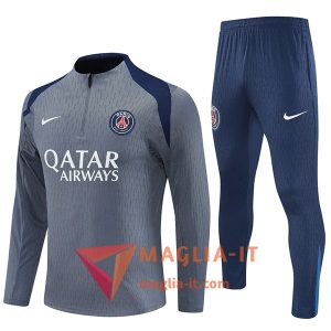 Insieme Tuta Calcio PSG 2025/2026 Grigio/Blu