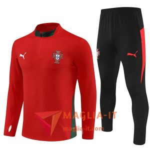 Insieme Tuta Calcio Portogallo 2025/2026 Rosso/Verde