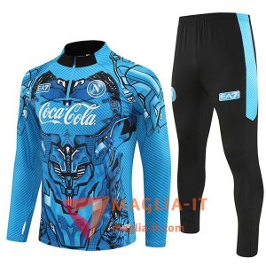 Insieme Tuta Calcio SSC Napoli 2025/2026 Blu/Nero