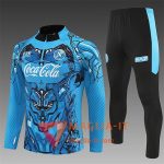 Insieme Tuta Calcio SSC Napoli Bambino 2025/2026 Blu/Nero