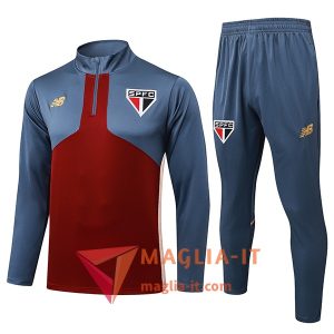 Insieme Tuta Calcio Sao Paulo FC 2025/2026 Rosso/Grigio