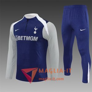 Insieme Tuta Calcio Tottenham Hotspur Bambino 2025/2026 Blu/Grigio/Bianco