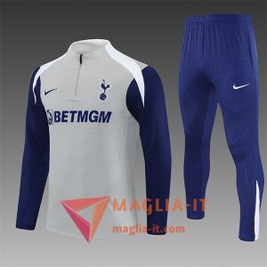 Insieme Tuta Calcio Tottenham Hotspur Bambino 2025/2026 Grigio/Blu/Bianco