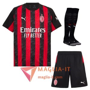 Kit Maglia AC Milan Prima (Pantaloncini + Calzini) 2025/26