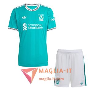 Kit Maglia FC Liverpool Terza 2025/2026 + Pantaloncini