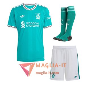 Kit Maglia FC Liverpool Terza 2025/2026 (Pantaloncini + Calzini)