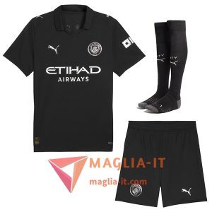 Kit Maglia Manchester City Seconda (Pantaloncini + Calzini) 2025/2026