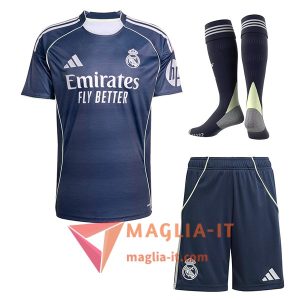 Kit Maglia Real Madrid Seconda (Pantaloncini + Calzini) 2025/26